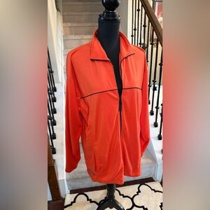 Ocean Drive Men's Vibrant Orange Fleece Jacket